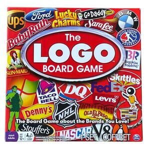 The Logo Board Game Spin Master 2011 2-6 Players Ages 12 Complete VERY CLEAN!